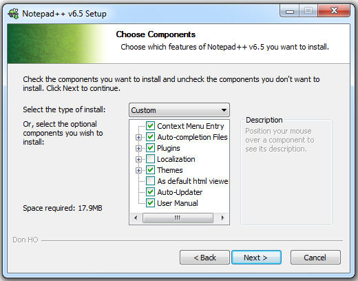 notepad compare plugin not installing