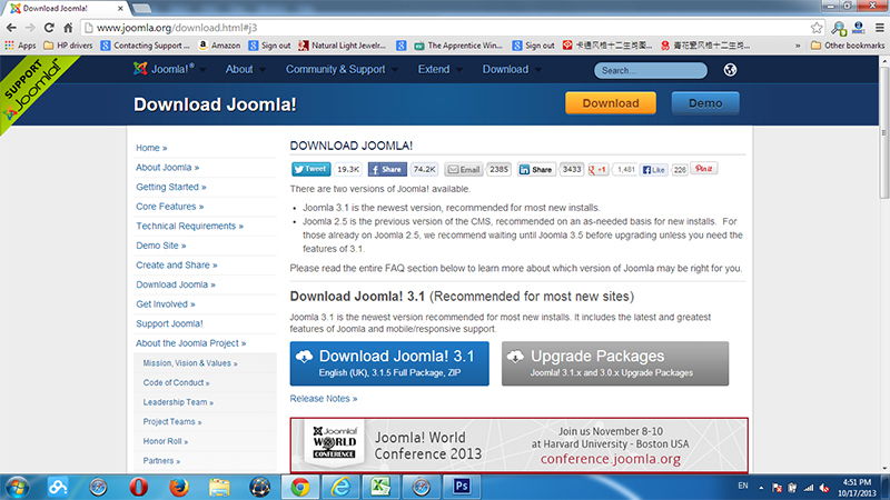 Download Joomla 3.x