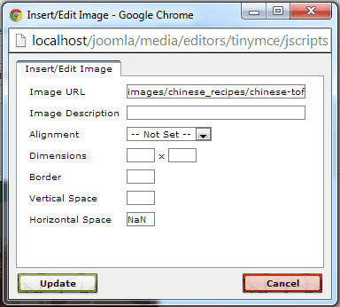 TinyMCE image management