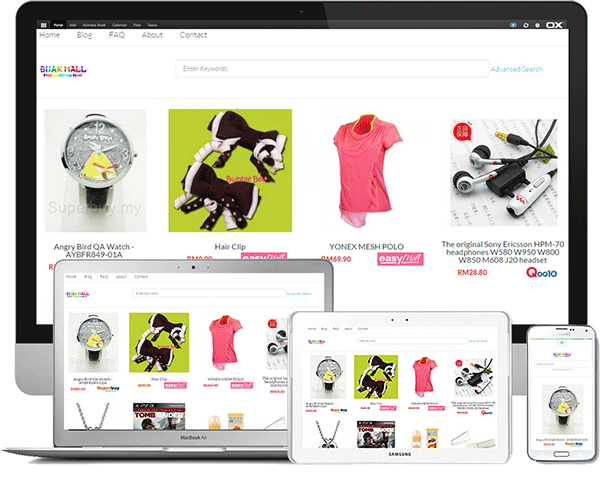 Responsive Template for Bijak Mall