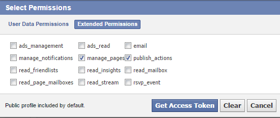 Extended Permissions