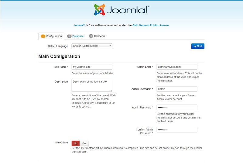 Joomla 3 配置